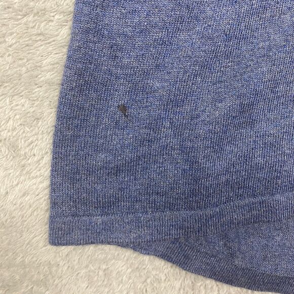 J Jill Sweater Womens S Blue Cardigan Duster Button Up V Neck Pockets Cotton - Picture 2 of 8